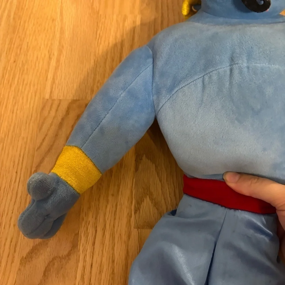 Disney Authentic Aladdin The Genie Embroidered Plush Toy Doll Large 21”